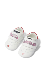 Kids Newborn Nappa Sneakers
